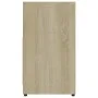 Armario de baño madera contrachapada color roble 60x33x61 cm de vidaXL, Muebles de baño - Ref: Foro24-802645, Precio: 42,16 €...