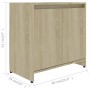 Armario de baño madera contrachapada color roble 60x33x61 cm de vidaXL, Muebles de baño - Ref: Foro24-802645, Precio: 43,05 €...