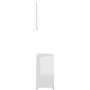 Conjunto de muebles de baño madera contrachapada blanco brillo de vidaXL, Muebles de baño - Ref: Foro24-802657, Precio: 62,48...