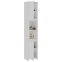 Armario de baño madera contrachapada blanco 30x30x183,5 cm de vidaXL, Muebles de baño - Ref: Foro24-802669, Precio: 75,95 €, ...