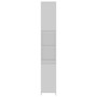 Armario de baño madera contrachapada blanco 30x30x183,5 cm de vidaXL, Muebles de baño - Ref: Foro24-802669, Precio: 75,95 €, ...