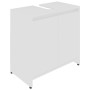 Armario de baño madera contrachapada blanco 60x33x61 cm de vidaXL, Muebles de baño - Ref: Foro24-802642, Precio: 51,13 €, Des...