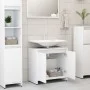Armario de baño madera contrachapada blanco 60x33x61 cm de vidaXL, Muebles de baño - Ref: Foro24-802642, Precio: 49,73 €, Des...
