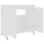 Armario de baño madera contrachapada blanco 60x33x61 cm de vidaXL, Muebles de baño - Ref: Foro24-802642, Precio: 49,73 €, Des...