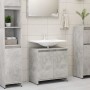 Armario de baño madera contrachapada gris hormigón 60x33x61 cm de vidaXL, Muebles de baño - Ref: Foro24-802646, Precio: 53,01...