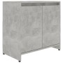 Armario de baño madera contrachapada gris hormigón 60x33x61 cm de vidaXL, Muebles de baño - Ref: Foro24-802646, Precio: 53,01...