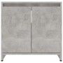 Armario de baño madera contrachapada gris hormigón 60x33x61 cm de vidaXL, Muebles de baño - Ref: Foro24-802646, Precio: 53,01...
