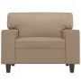 Sillón cuero sintético color capuchino 60 cm de , Sofás - Ref: Foro24-359411, Precio: 182,20 €, Descuento: %