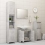 Armario de baño madera contrachapada gris hormigón 60x33x61 cm de vidaXL, Muebles de baño - Ref: Foro24-802646, Precio: 53,01...