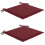 Sillas de comedor jardín con cojines 2 uds madera maciza acacia de , Sillas de jardín - Ref: Foro24-3060807, Precio: 260,09 €...
