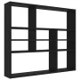 Estantería de pared madera contrachapada negro 90x16x78 cm de vidaXL, Estantes y estanterías - Ref: Foro24-802940, Precio: 48...
