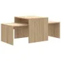 Plywood oak-colored coffee table 100x48x40 cm by vidaXL, Coffee table - Ref: Foro24-802915, Price: 51,96 €, Discount: %