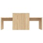 Mesa de centro madera contrachapada color roble 100x48x40 cm de vidaXL, Mesas de centro - Ref: Foro24-802915, Precio: 49,37 €...