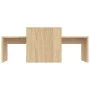 Plywood oak-colored coffee table 100x48x40 cm by vidaXL, Coffee table - Ref: Foro24-802915, Price: 51,96 €, Discount: %