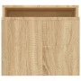 Plywood oak-colored coffee table 100x48x40 cm by vidaXL, Coffee table - Ref: Foro24-802915, Price: 51,96 €, Discount: %
