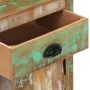 Mesita de noche con ruedas madera maciza reciclada 40x30x57 cm de , Mesitas de noche - Ref: Foro24-328316, Precio: 121,41 €, ...