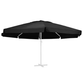 Tela de repuesto para sombrilla negra 600 cm by , Fabrics for umbrellas and awnings - Ref: Foro24-312552, Price: 76,92 €, Dis...