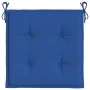 Cojines de silla de jardín 4 uds tela azul 40x40x3 cm de , Cojines para sillas y sofás - Ref: Foro24-314024, Precio: 39,54 €,...