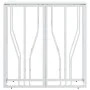 Silver stainless steel and glass console table 70x30x70 cm by , Side tables - Ref: Foro24-350035, Price: 174,71 €, Discount: %