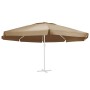 Tela de repuesto para sombrilla taupé 600 cm de , Telas para sombrillas y toldos - Ref: Foro24-312549, Precio: 86,43 €, Descu...