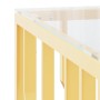 Mesa de centro de acero inoxidable y vidrio dorada 80x80x40 cm de , Mesas de centro - Ref: Foro24-350058, Precio: 220,96 €, D...