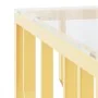 Mesa de centro de acero inoxidable y vidrio dorada 80x80x40 cm de , Mesas de centro - Ref: Foro24-350058, Precio: 217,38 €, D...