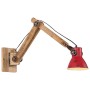 Lámpara de pared rojo desgastado 25 W E27 96x15x20 cm de , Lámparas - Ref: Foro24-371843, Precio: 44,17 €, Descuento: %