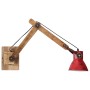 Lámpara de pared rojo desgastado 25 W E27 96x15x20 cm de , Lámparas - Ref: Foro24-371843, Precio: 44,17 €, Descuento: %