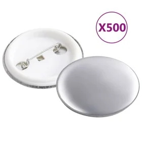 Set de chapas 500 piezas 37 mm de vidaXL, Chapas - Ref: Foro24-30159, Precio: 42,40 €, Descuento: %