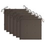 Sillas de jardín apilables 6 uds madera maciza teca con cojines de , Sillas de jardín - Ref: Foro24-3073414, Precio: 768,36 €...
