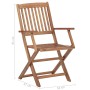 Sillas de jardín plegables 8 uds y cojines madera maciza acacia de , Sillas de jardín - Ref: Foro24-3075096, Precio: 464,24 €...