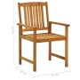 Sillas de jardín con cojines 2 unidades madera maciza de acacia de , Sillas de jardín - Ref: Foro24-3061185, Precio: 151,47 €...