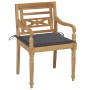 Sillas Batavia 2 uds con cojines teca maciza gris antracita de , Sillas de jardín - Ref: Foro24-3062127, Precio: 259,19 €, De...