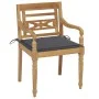 Sillas Batavia 2 uds con cojines teca maciza gris antracita de , Sillas de jardín - Ref: Foro24-3062127, Precio: 254,63 €, De...