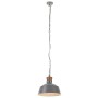 Lámpara colgante industrial 32 cm gris E27 de vidaXL, Lámparas - Ref: Foro24-320840, Precio: 52,79 €, Descuento: %