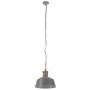 Lámpara colgante industrial 32 cm gris E27 de vidaXL, Lámparas - Ref: Foro24-320840, Precio: 48,25 €, Descuento: %