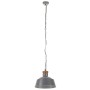 Lámpara colgante industrial 32 cm gris E27 de vidaXL, Lámparas - Ref: Foro24-320840, Precio: 52,79 €, Descuento: %