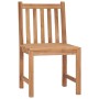 Sillas de jardín 2 unidades madera maciza de teca con cojines de , Sillas de jardín - Ref: Foro24-3062925, Precio: 236,93 €, ...