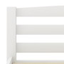 Estructura de cama de madera maciza de pino blanca 200x200 cm de vidaXL, Camas y somieres - Ref: Foro24-322074, Precio: 115,2...