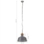 Lámpara colgante industrial 32 cm gris E27 de vidaXL, Lámparas - Ref: Foro24-320840, Precio: 52,79 €, Descuento: %