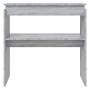 Mesa consola madera contrachapada gris Sonoma 80x30x80 cm de , Mesas auxiliares - Ref: Foro24-815217, Precio: 45,08 €, Descue...