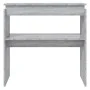 Mesa consola madera contrachapada gris Sonoma 80x30x80 cm de , Mesas auxiliares - Ref: Foro24-815217, Precio: 44,38 €, Descue...