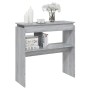Mesa consola madera contrachapada gris Sonoma 80x30x80 cm de , Mesas auxiliares - Ref: Foro24-815217, Precio: 45,08 €, Descue...