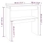 Mesa consola madera contrachapada gris Sonoma 80x30x80 cm de , Mesas auxiliares - Ref: Foro24-815217, Precio: 44,38 €, Descue...
