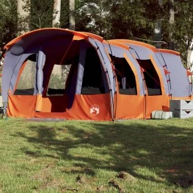 Tienda de campaña familiar túnel 8 personas impermeable gris de , Tiendas de campaña - Ref: Foro24-94751, Precio: 214,96 €, D...