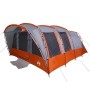 Tienda de campaña familiar túnel 8 personas impermeable gris de , Tiendas de campaña - Ref: Foro24-94751, Precio: 218,76 €, D...