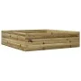 Jardinera de madera de pino impregnada 90x90x23 cm de , Maceteros y jardineras - Ref: Foro24-847207, Precio: 76,71 €, Descuen...