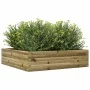 Jardinera de madera de pino impregnada 90x90x23 cm de , Maceteros y jardineras - Ref: Foro24-847207, Precio: 76,71 €, Descuen...