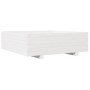Jardinera de madera maciza de pino blanca 80x80x26,5 cm de , Maceteros y jardineras - Ref: Foro24-847309, Precio: 101,16 €, D...