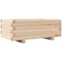 Jardinera de madera maciza de pino 70x40x26,5 cm de , Maceteros y jardineras - Ref: Foro24-847328, Precio: 58,04 €, Descuento: %